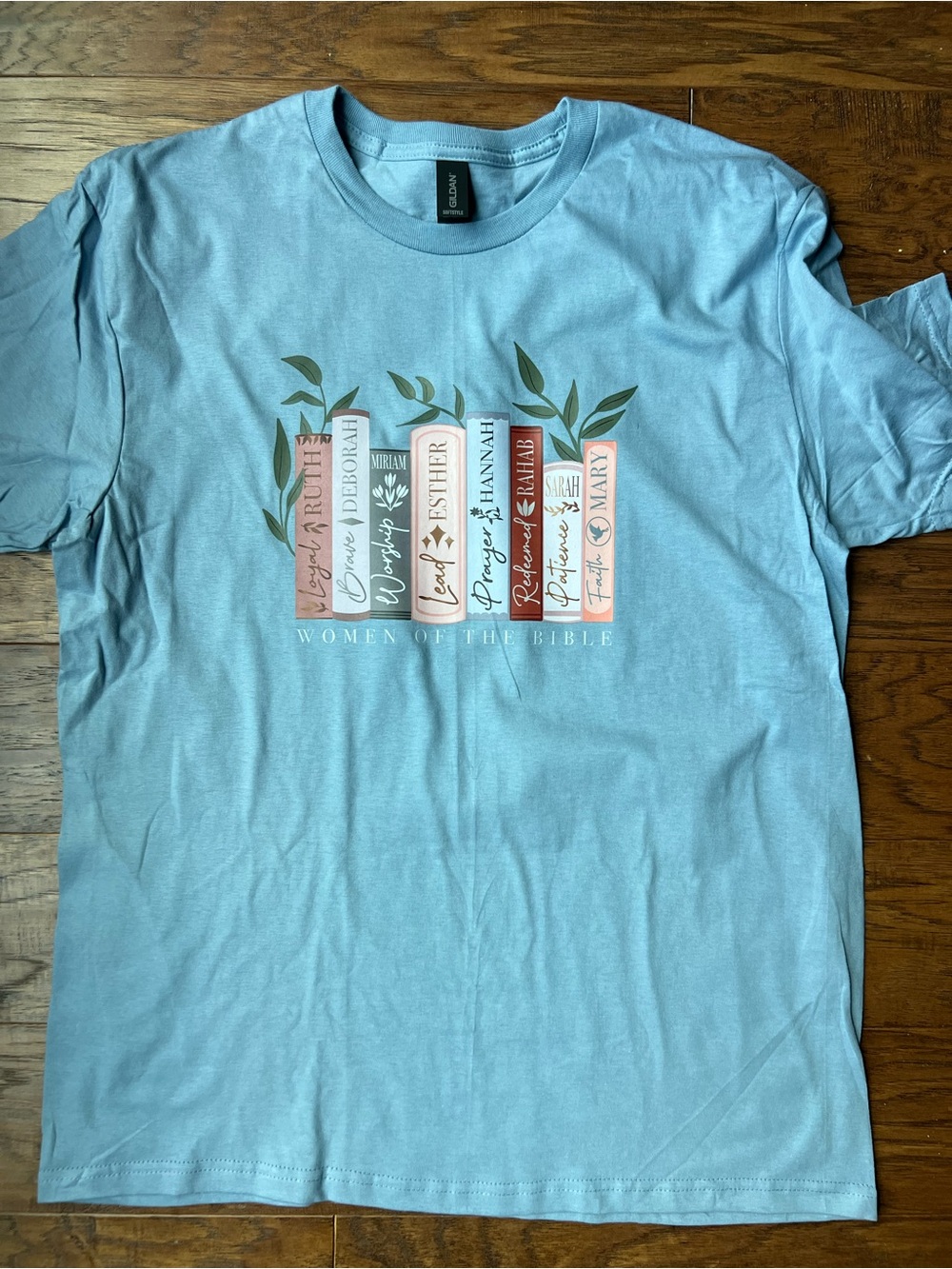 Women of the Bible Graphic T‑Shirt - Light Blue